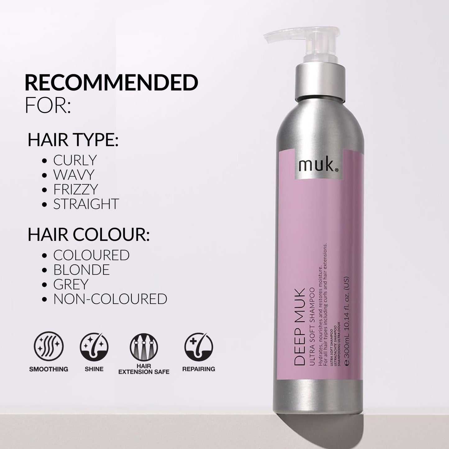 MUK Deep Ultra Soft Shampoo 300ml