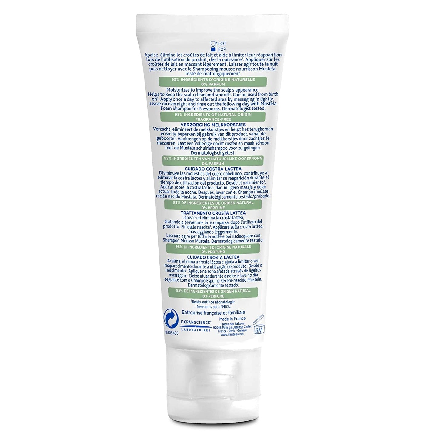 Mustela Cradle Cap Cream 40ml