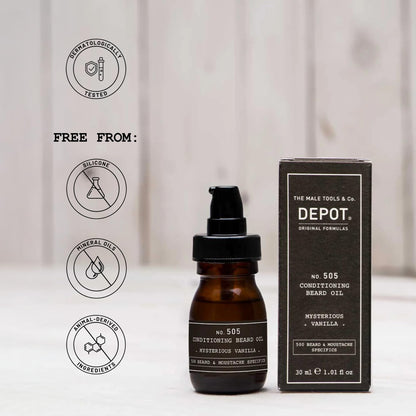 Depot NO. 505 Mysterious Vanilla Beard Oil 30ml