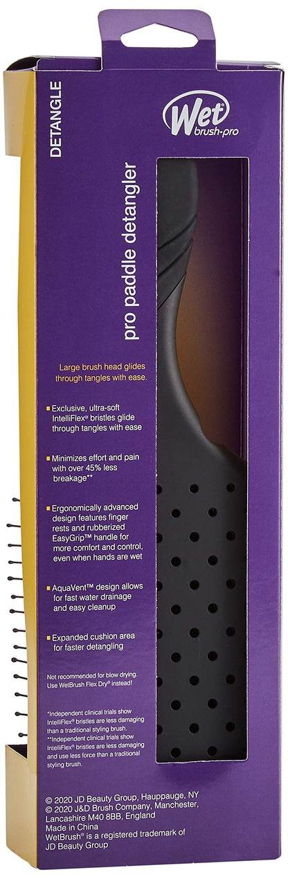 Wet Brush Pro Paddle Detangler Black