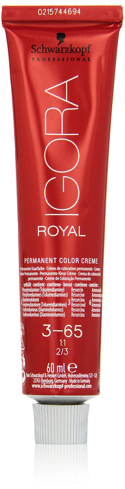 Schwarzkopf Farba Igora Royal 60ml 3-65