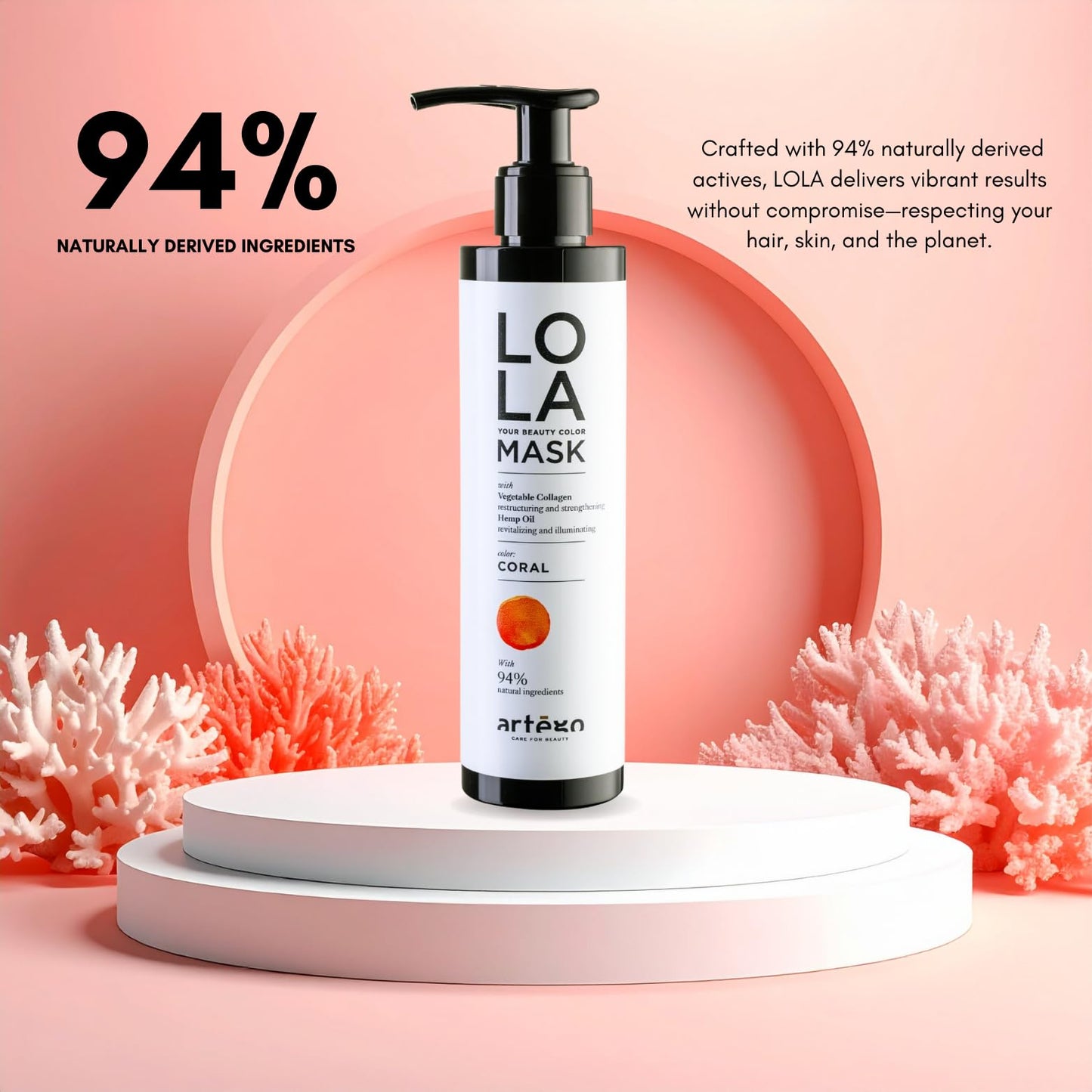 ARTEGO LOLA Your Beauty Color Mask Coral 200 ml