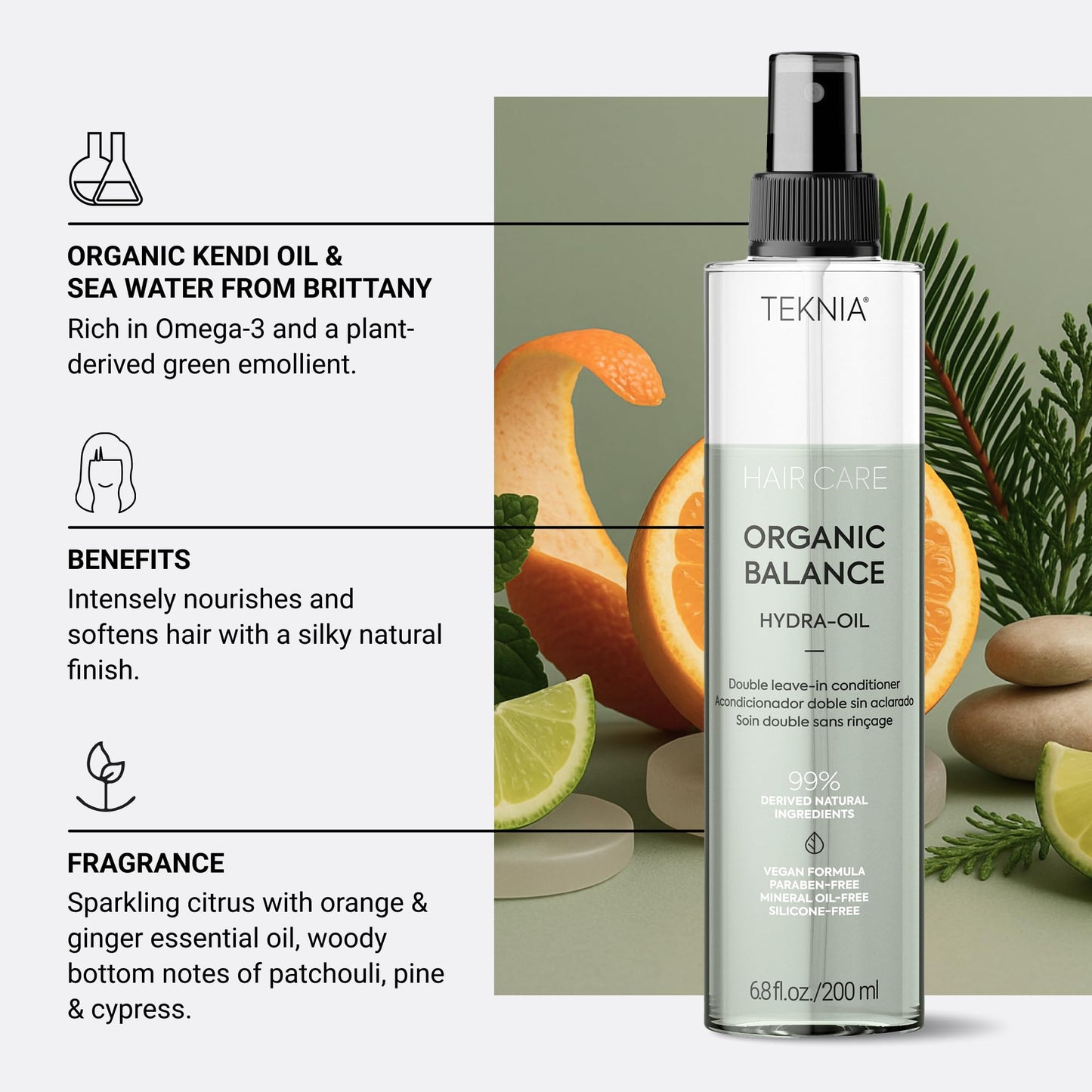 Lakme Teknia Organic Balance Hydra-Oil 200ml