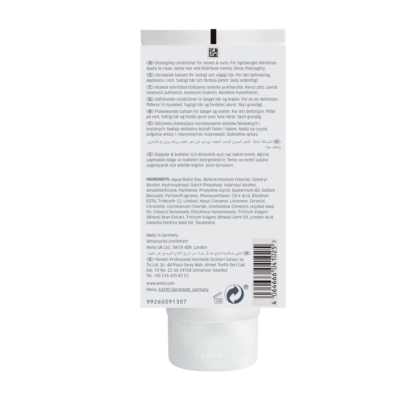 Wella Nutricurls Odżywka Fale/Loki 200 ml