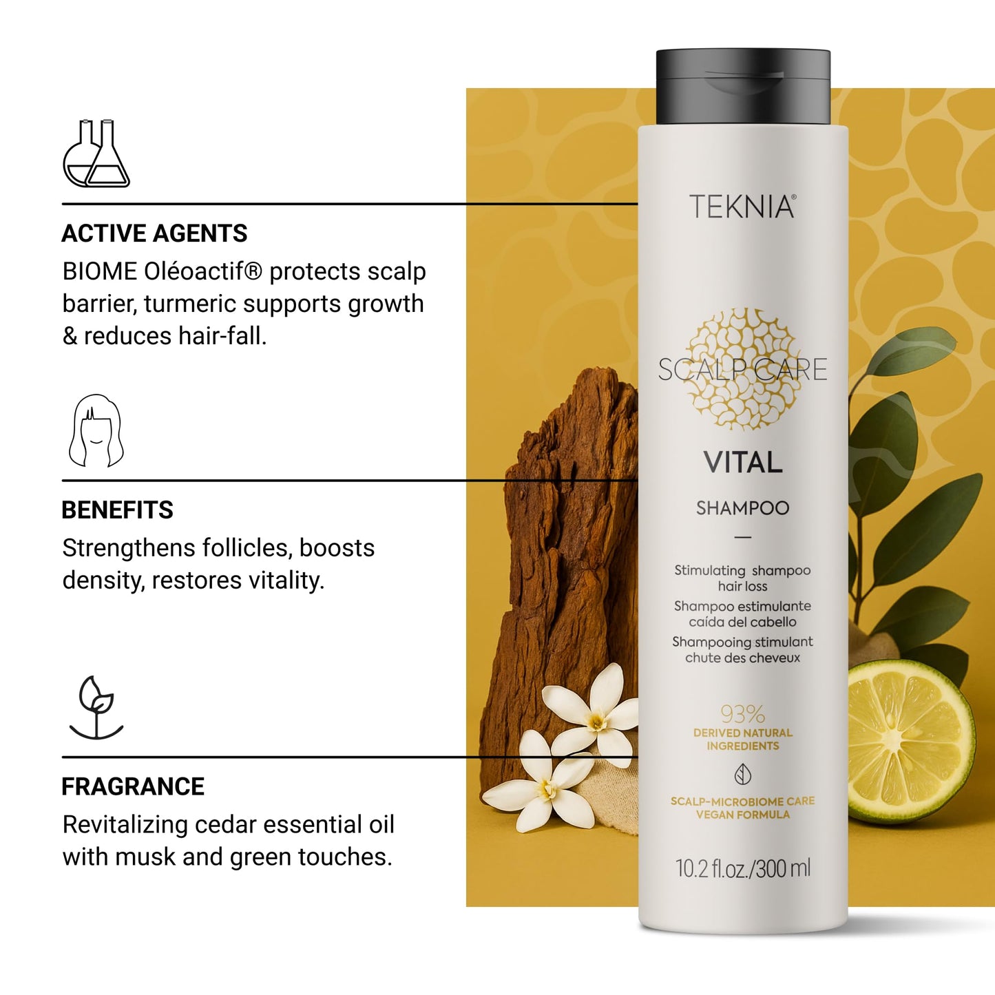 Lakme Teknia Scalp Care Vital Shampoo 300ml