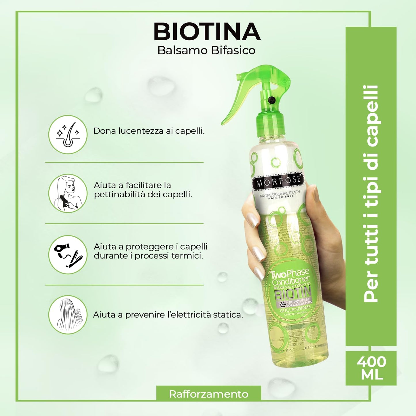 Morfose 2 Phase Biotin Green Odżywka 400ml