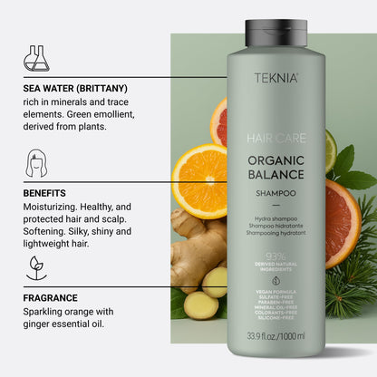 Lakme Teknia Organic Balance Shampoo 1000ml
