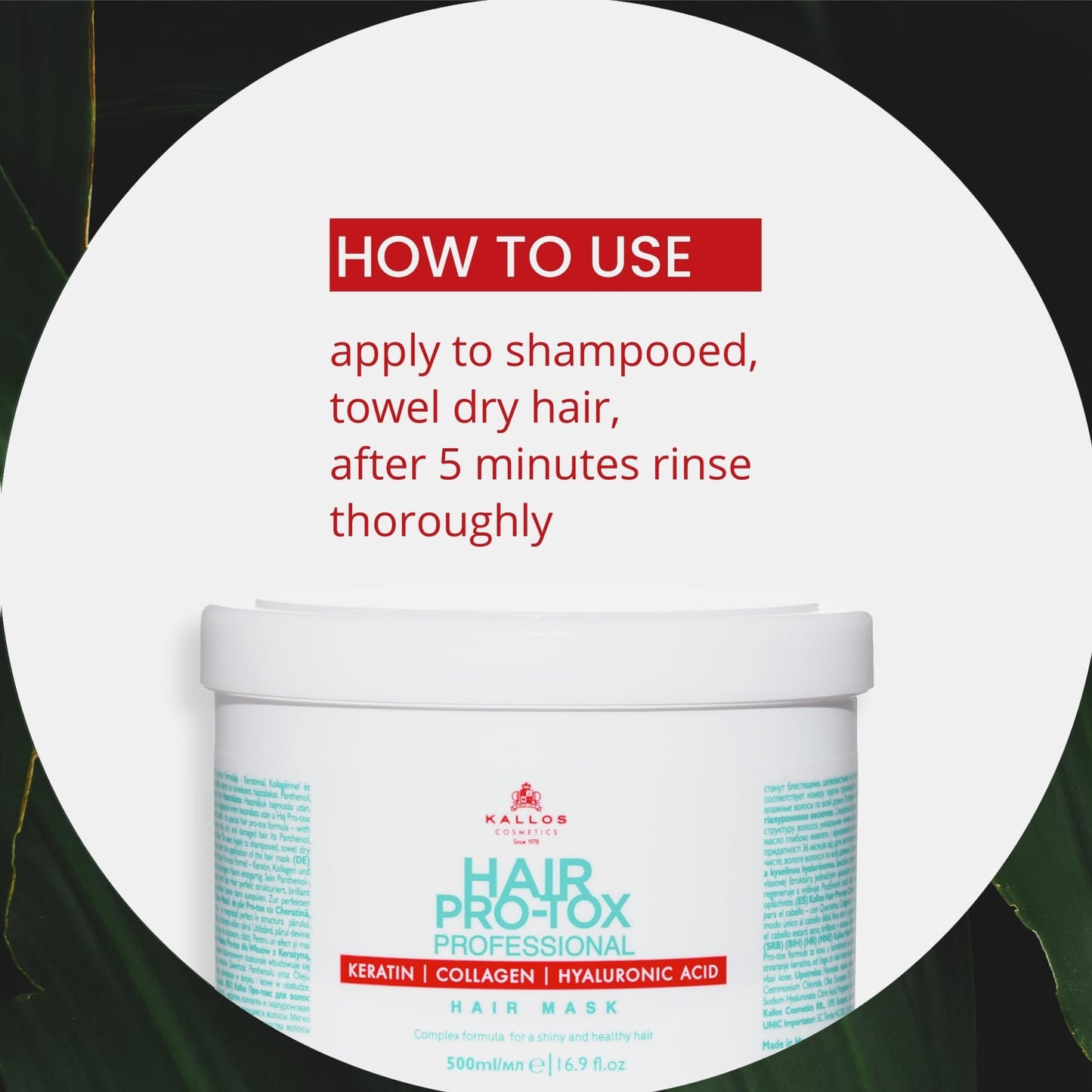 Kallos Hair Pro-Tox Mask 500ml