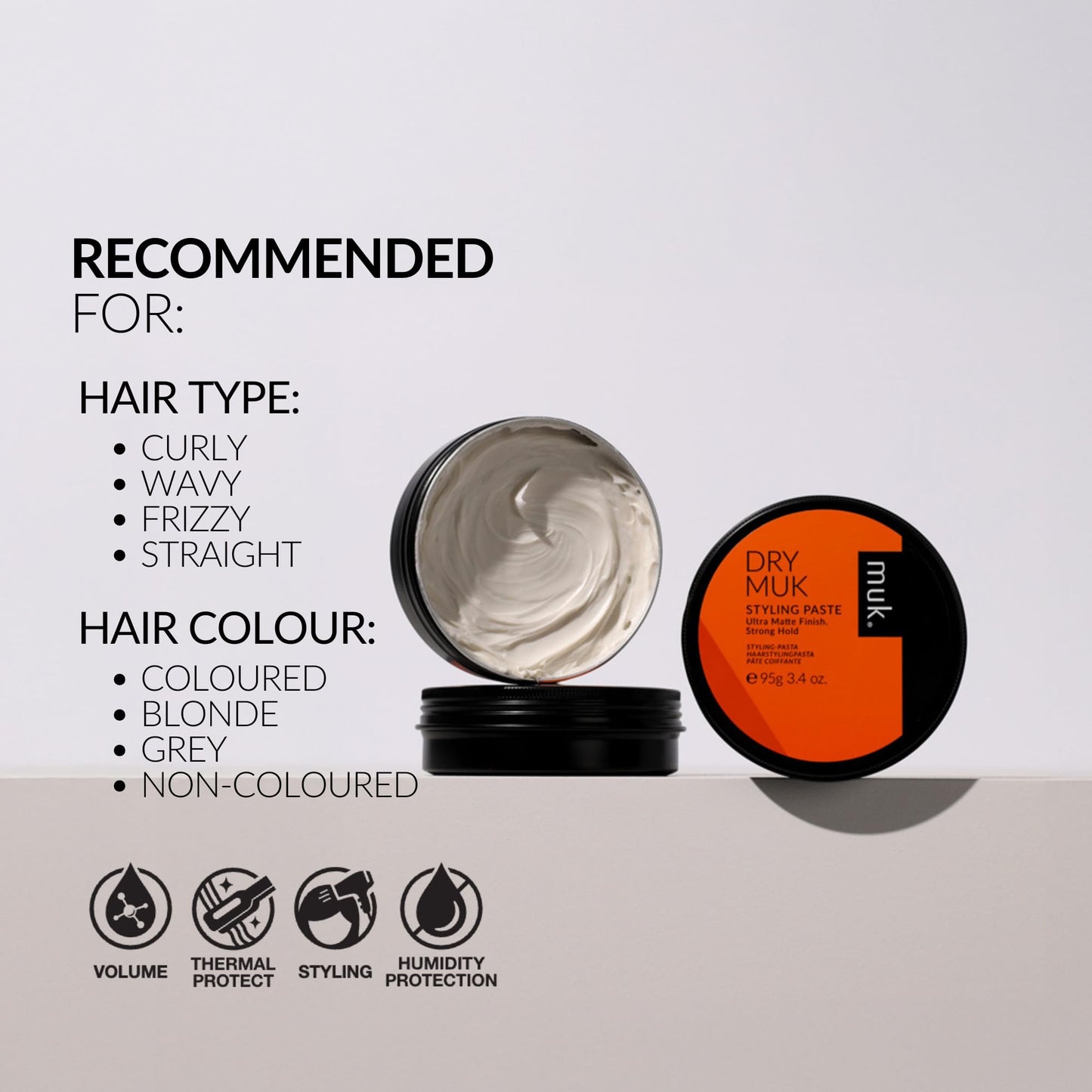 MUK Dry Styling Paste 95g