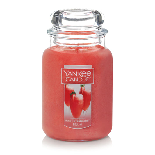 Yankee Candle Large Jar White Strawberry Bell 623g