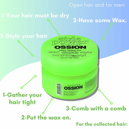 Morfose Ossion Matte Wax 100ml