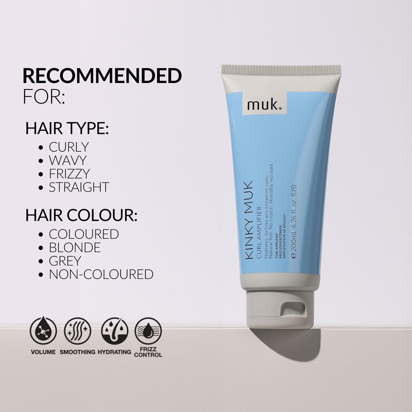 MUK Kinky Curl Amplifier Cream 200ml
