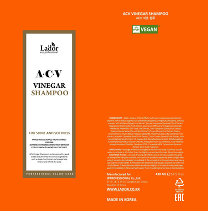 Lador ACV Vinegar Shampoo 430ml
