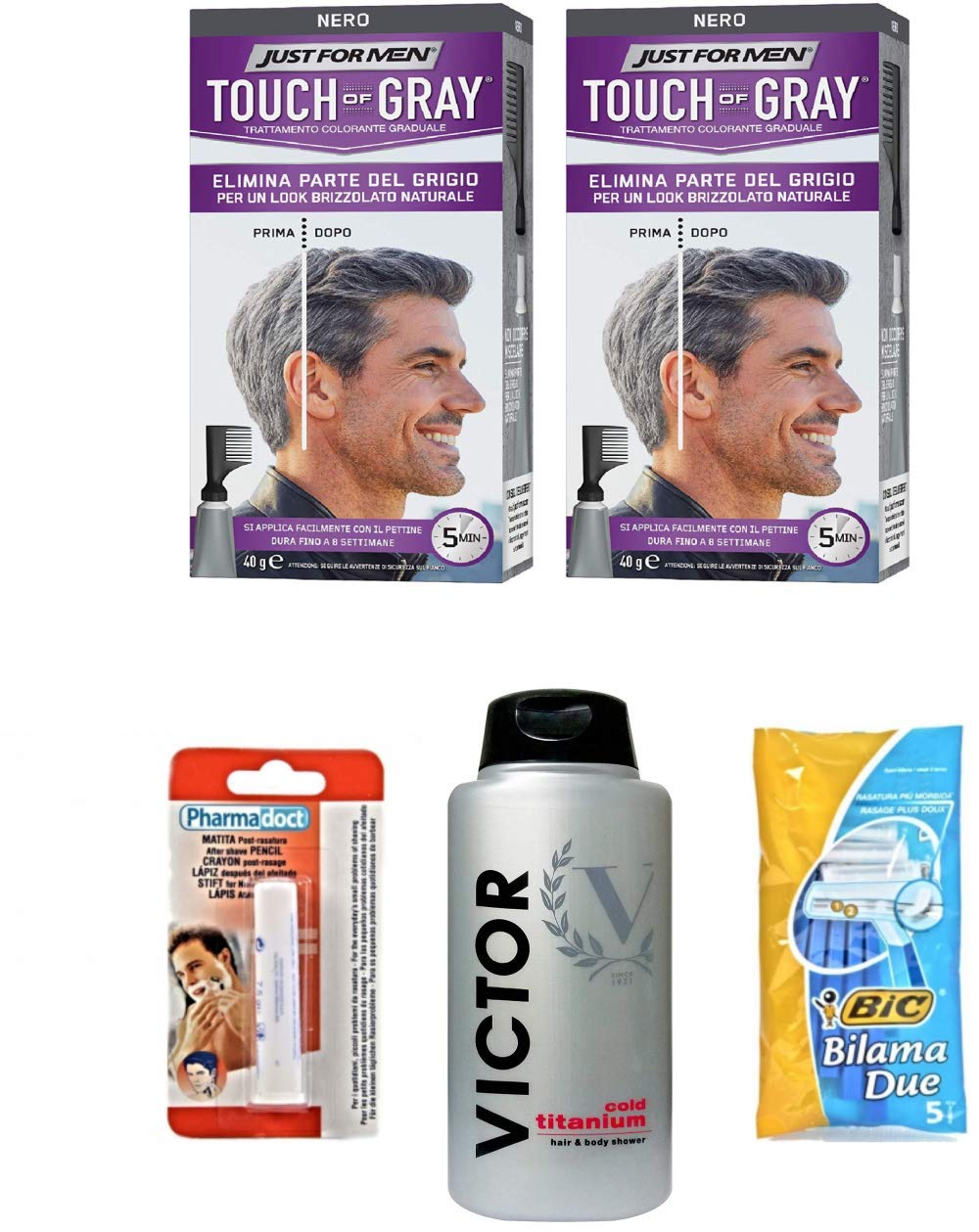 Just For Men Real Black T55 Touch of Grey 40g
