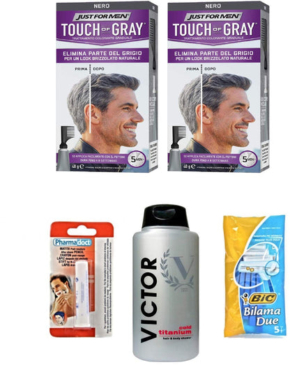 Just For Men Real Black T55 Touch of Grey 40g