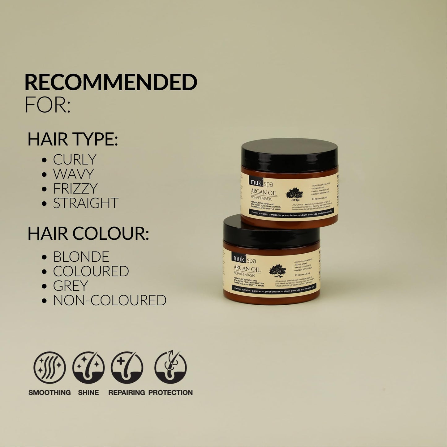 MUK Spa Argan Oil Repair Mask 250ml