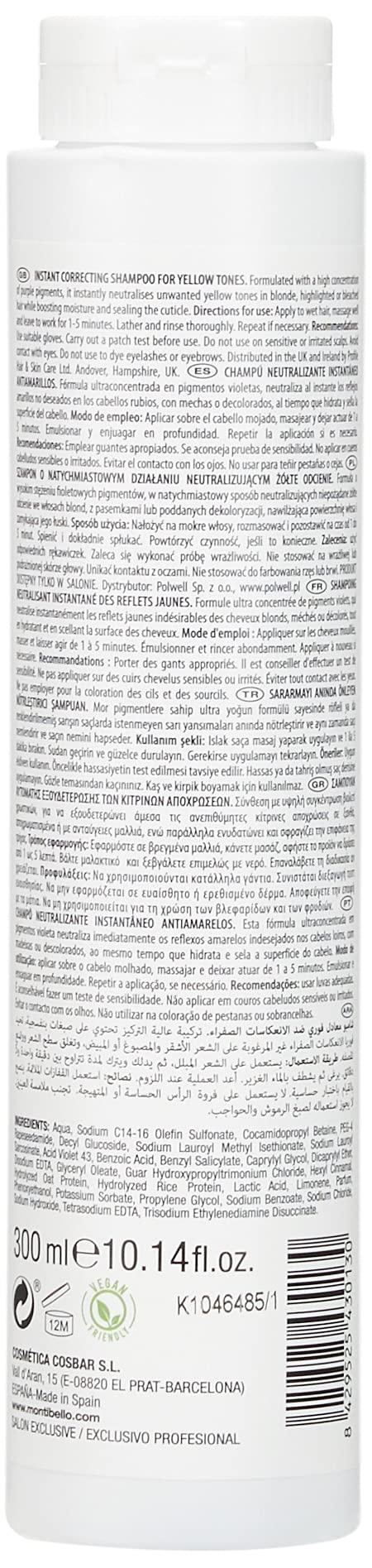 Montibello Col Correction Stop Yellow Szampon300ml