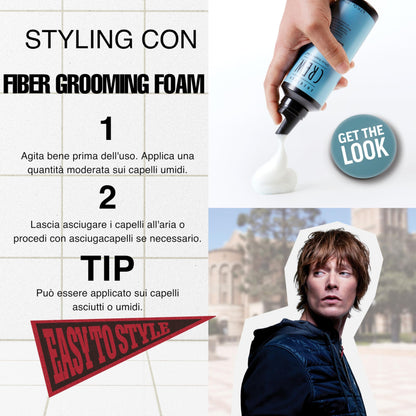 American Crew Fiber Grooming Foam 200ml