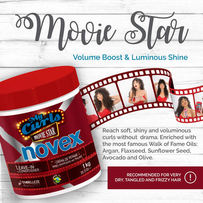 Novex My Curls Movie Star Odżywka Leave-In 1kg
