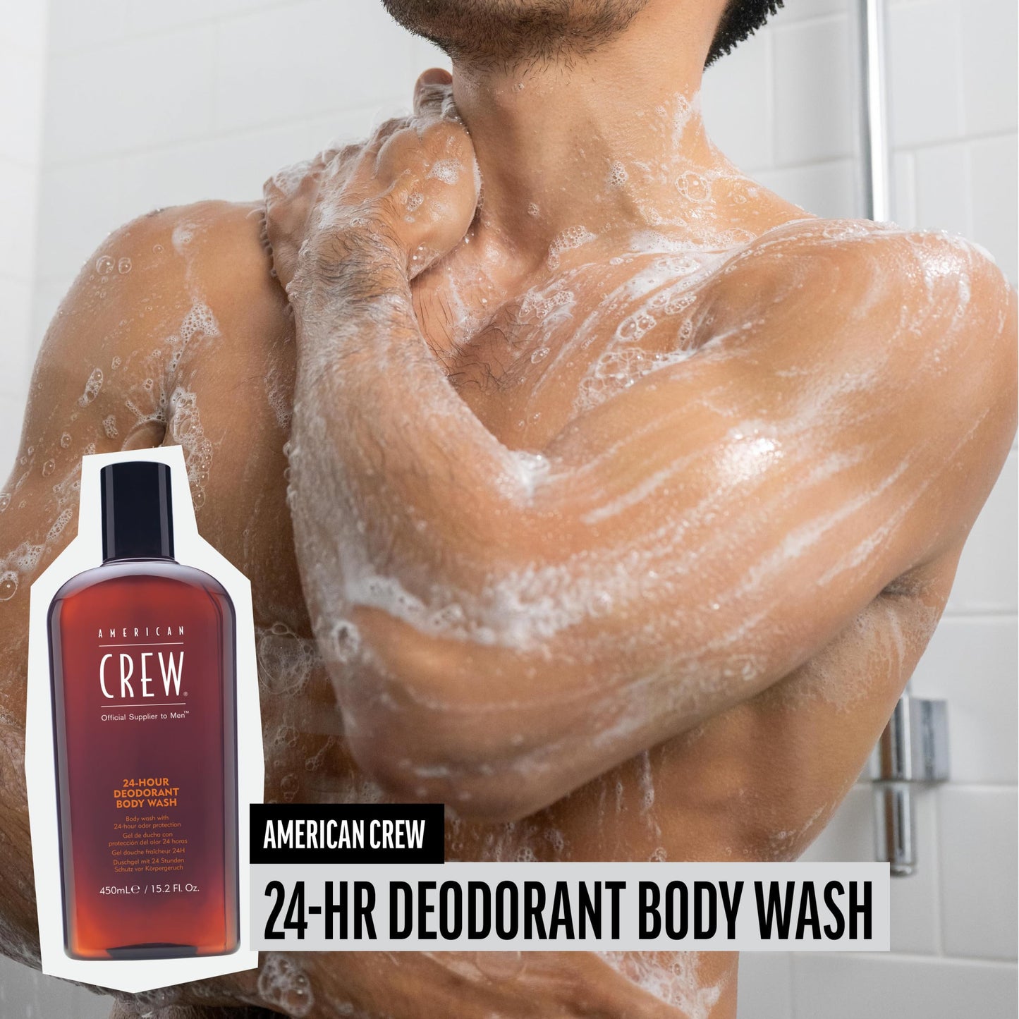 American Crew 24H Deodorant Body Wash Gel 450ml