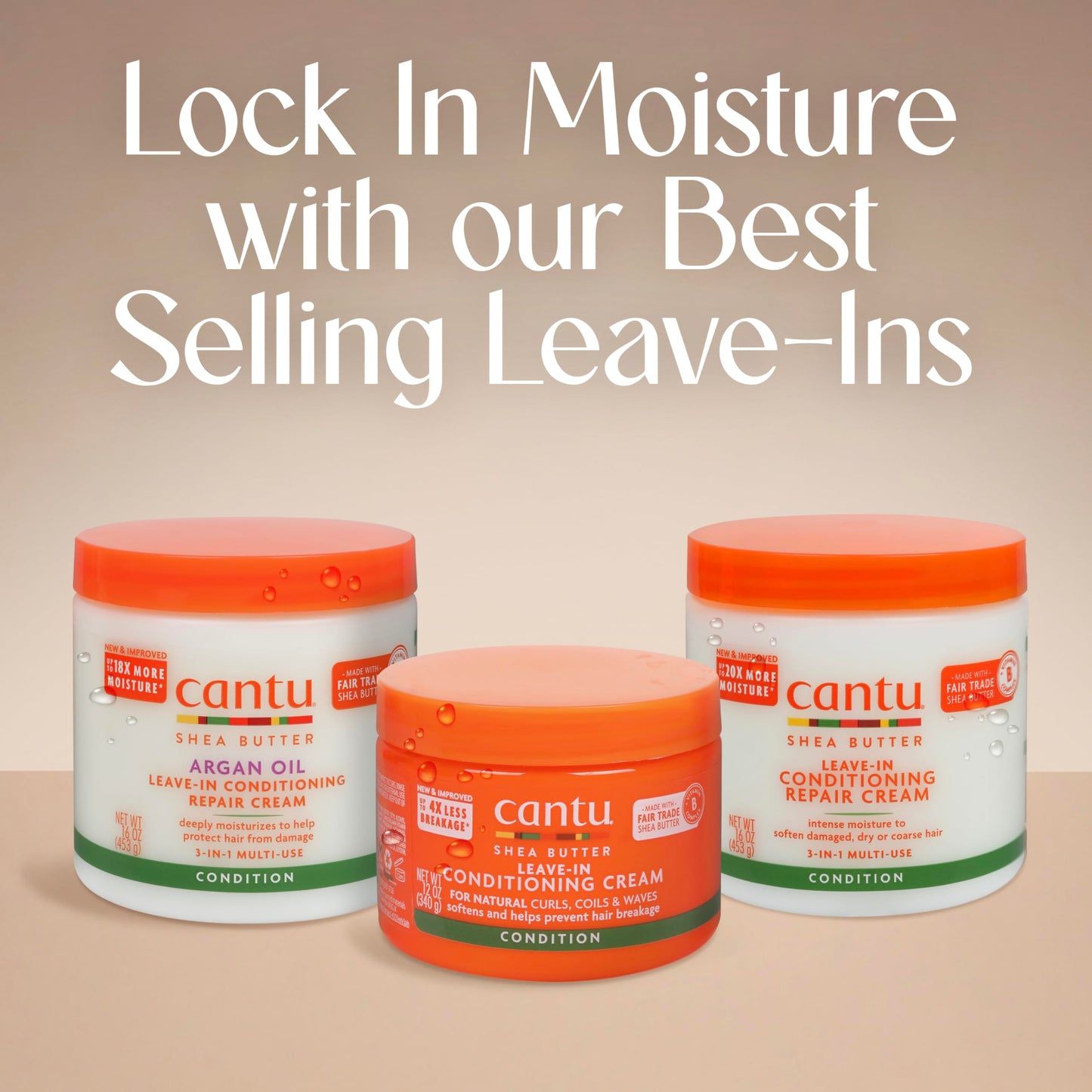 Cantu Shea Butter Leave-In Repair Conditioner 453g