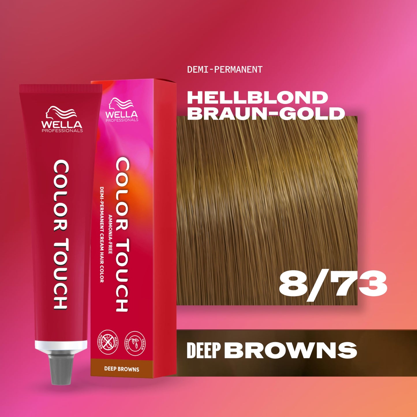 Wella Farba Color Touch 60ml 8/73