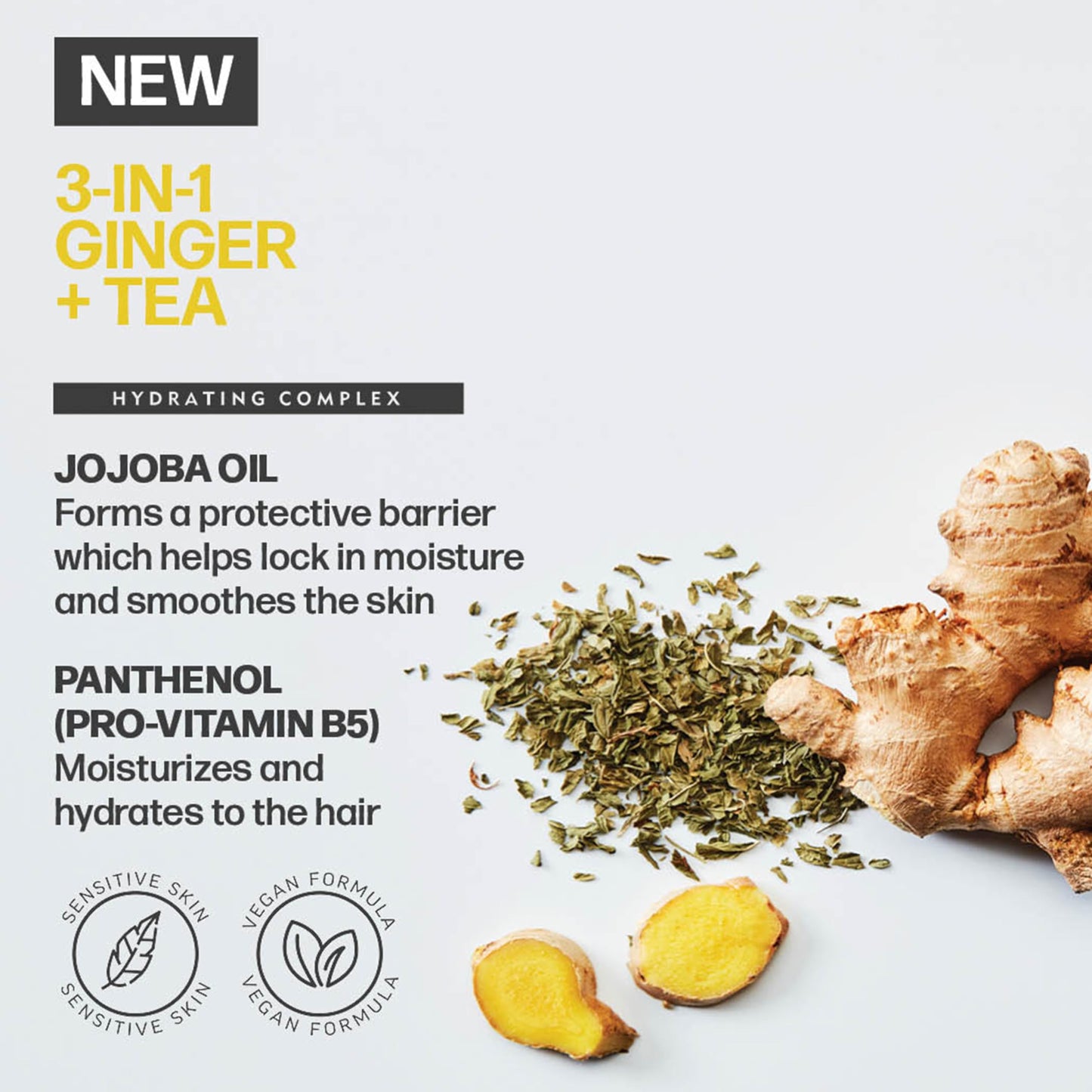 American Crew 3 in 1 Ginger + Tea Gel 1000ml
