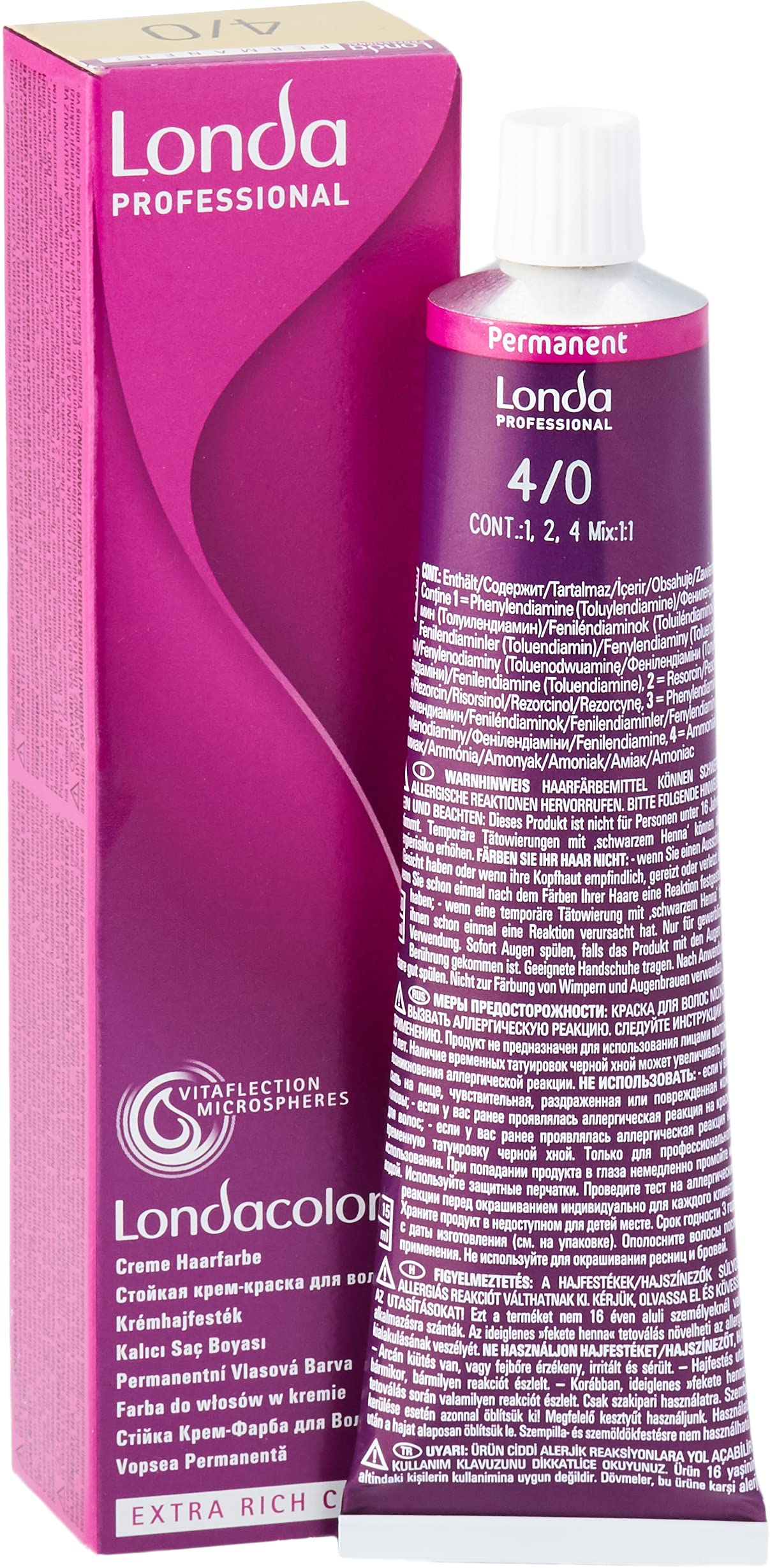 Londa Farba Permanentna 60ml 4/0