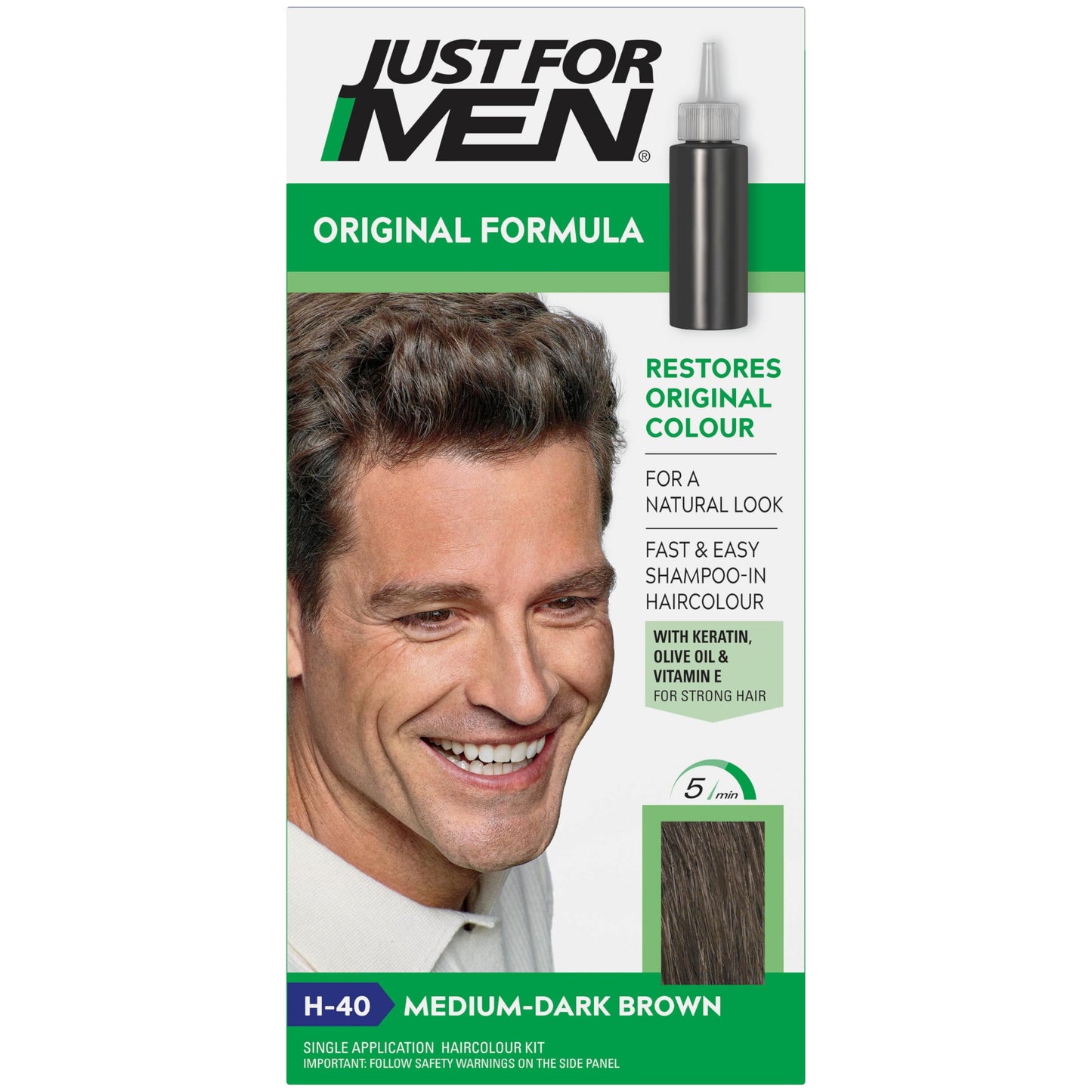 Just For Men Medium Dark Brown H40