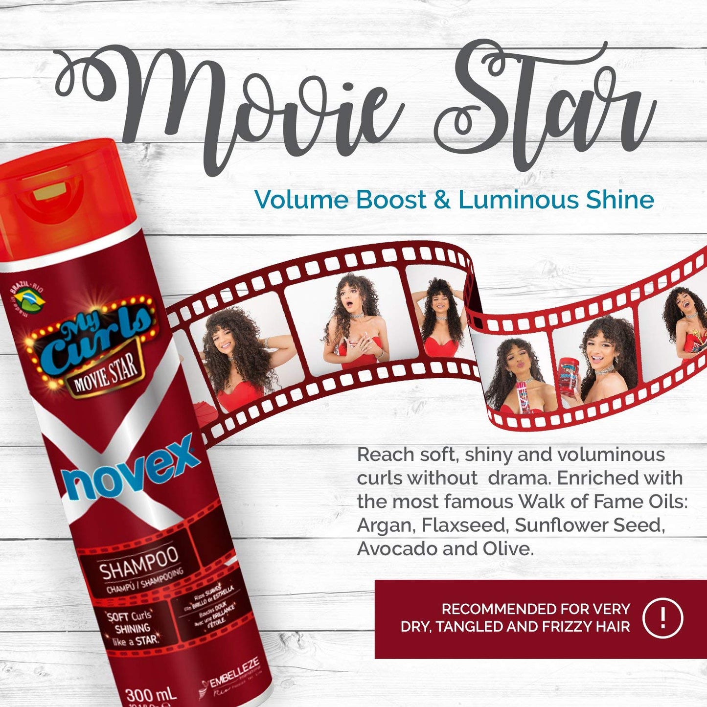 Novex My Curls Movie Star Szampon 300ml