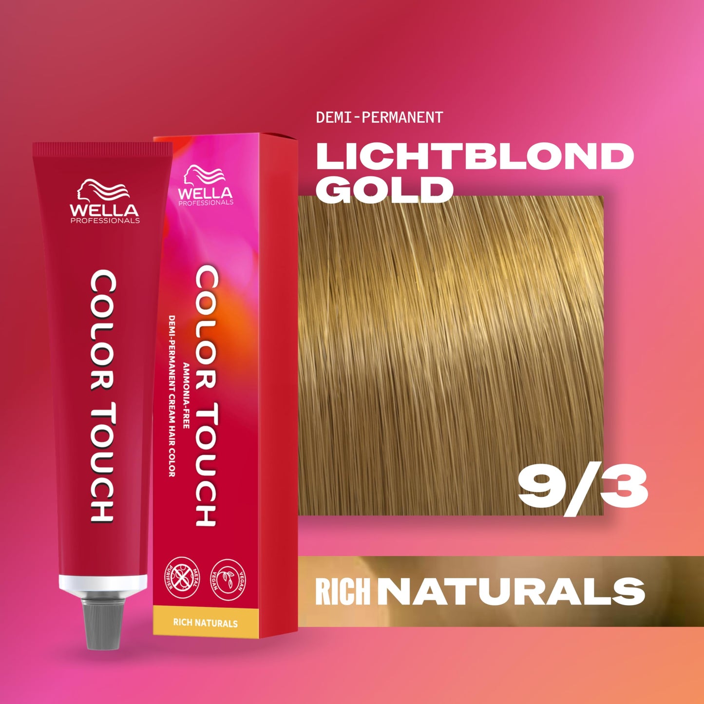 Wella Farba Color Touch 60ml 9/3
