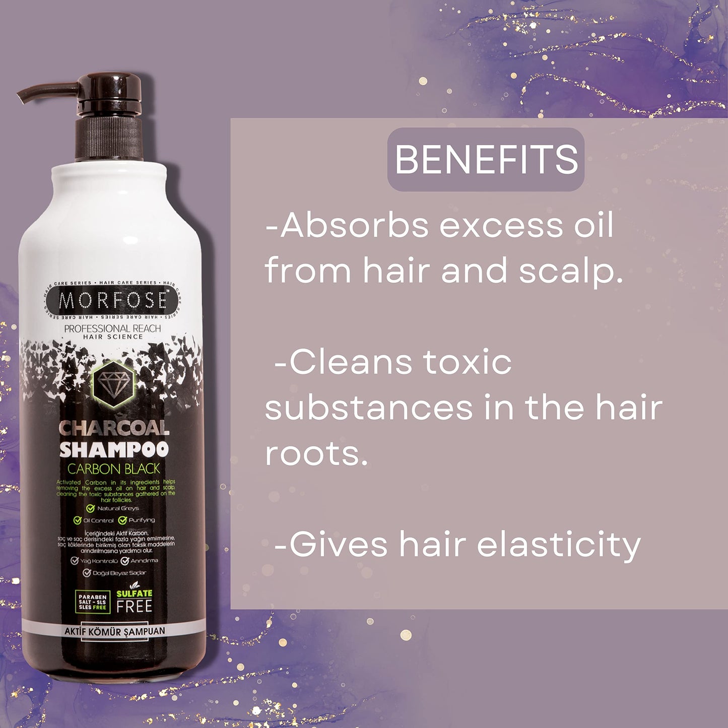 Morfose Charcoal Carbon Szampon 1000ml