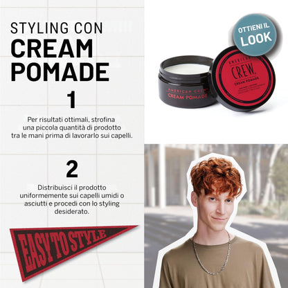 American Crew Light Hold Cream Pomade 85g