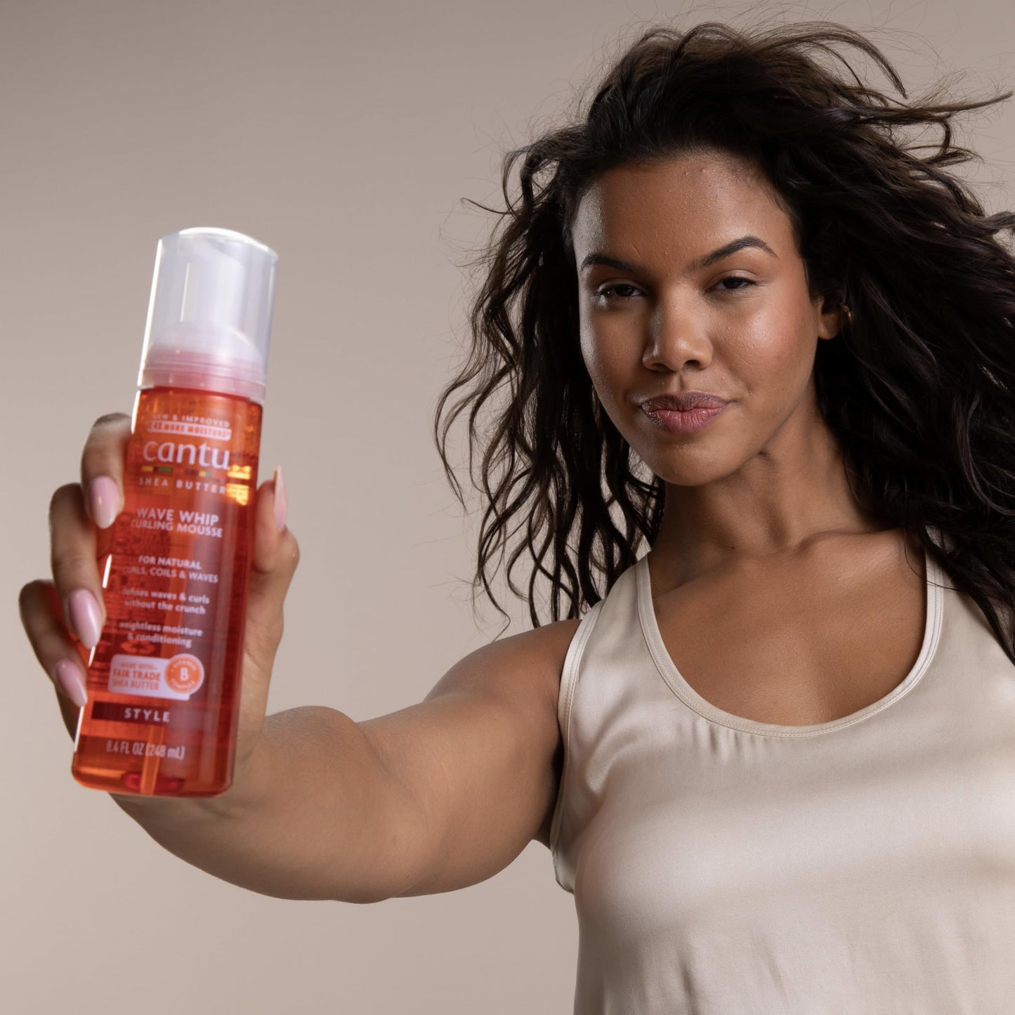 Cantu Shea Butter Wave Whip Curling Mousse 248ml