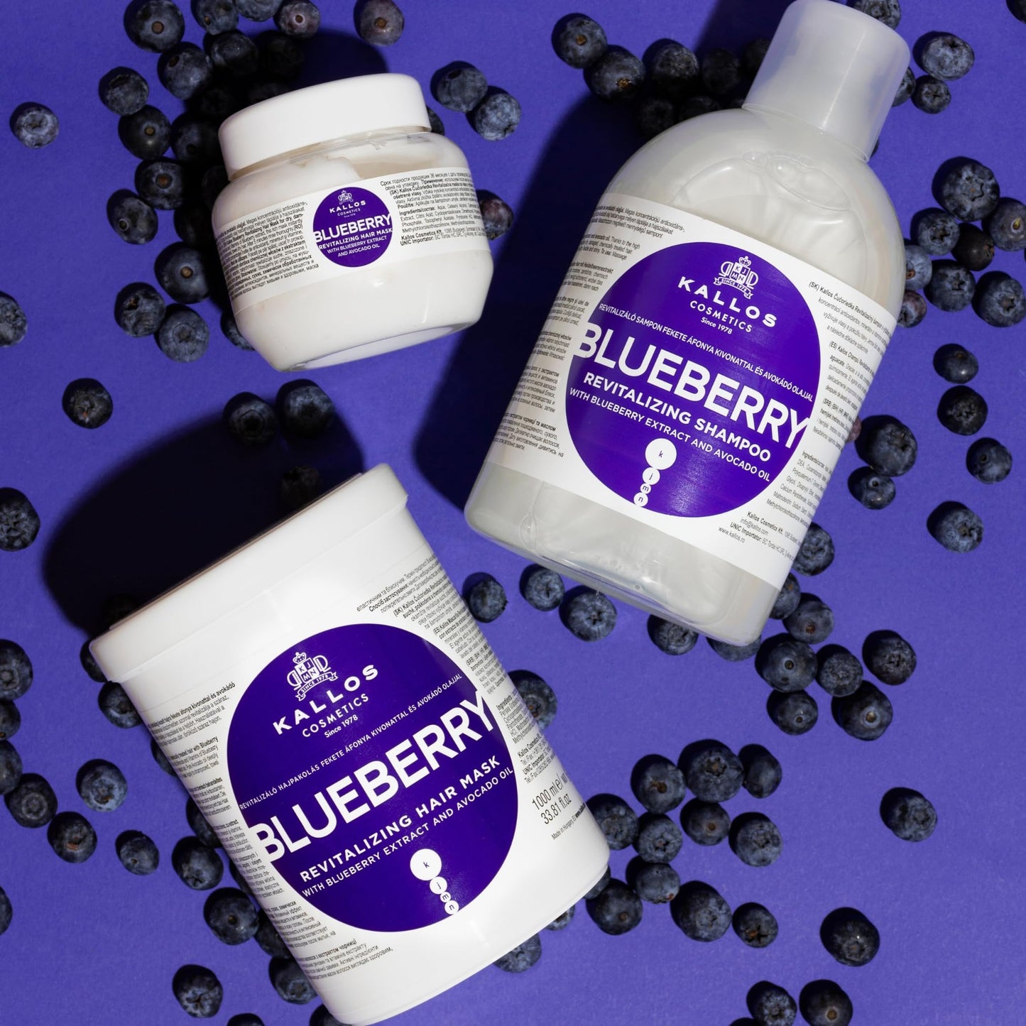 Kallos Blueberry Revitalizing Mask 275ml