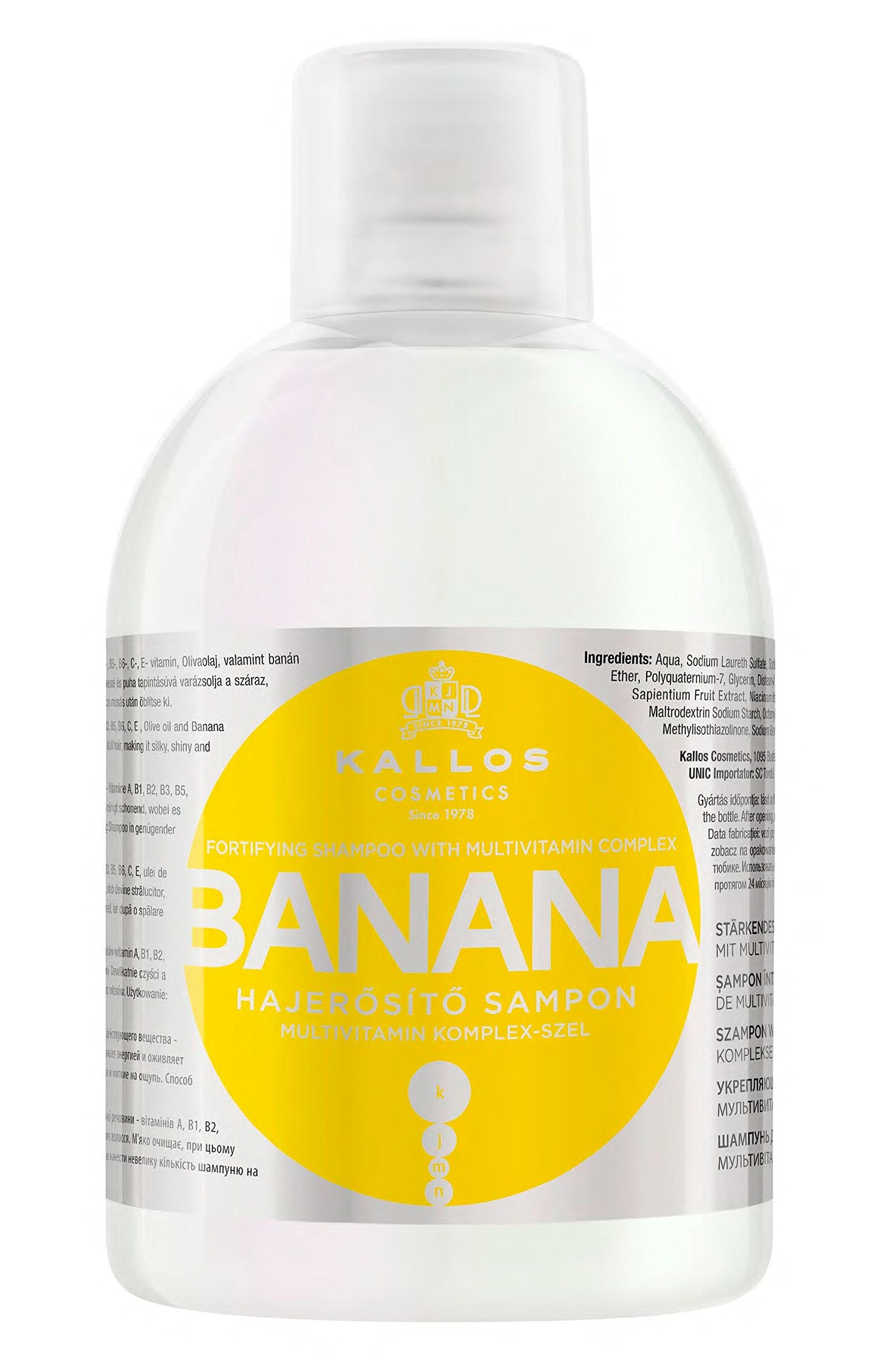 Kallos Banana Fortifying Shampoo 1000ml