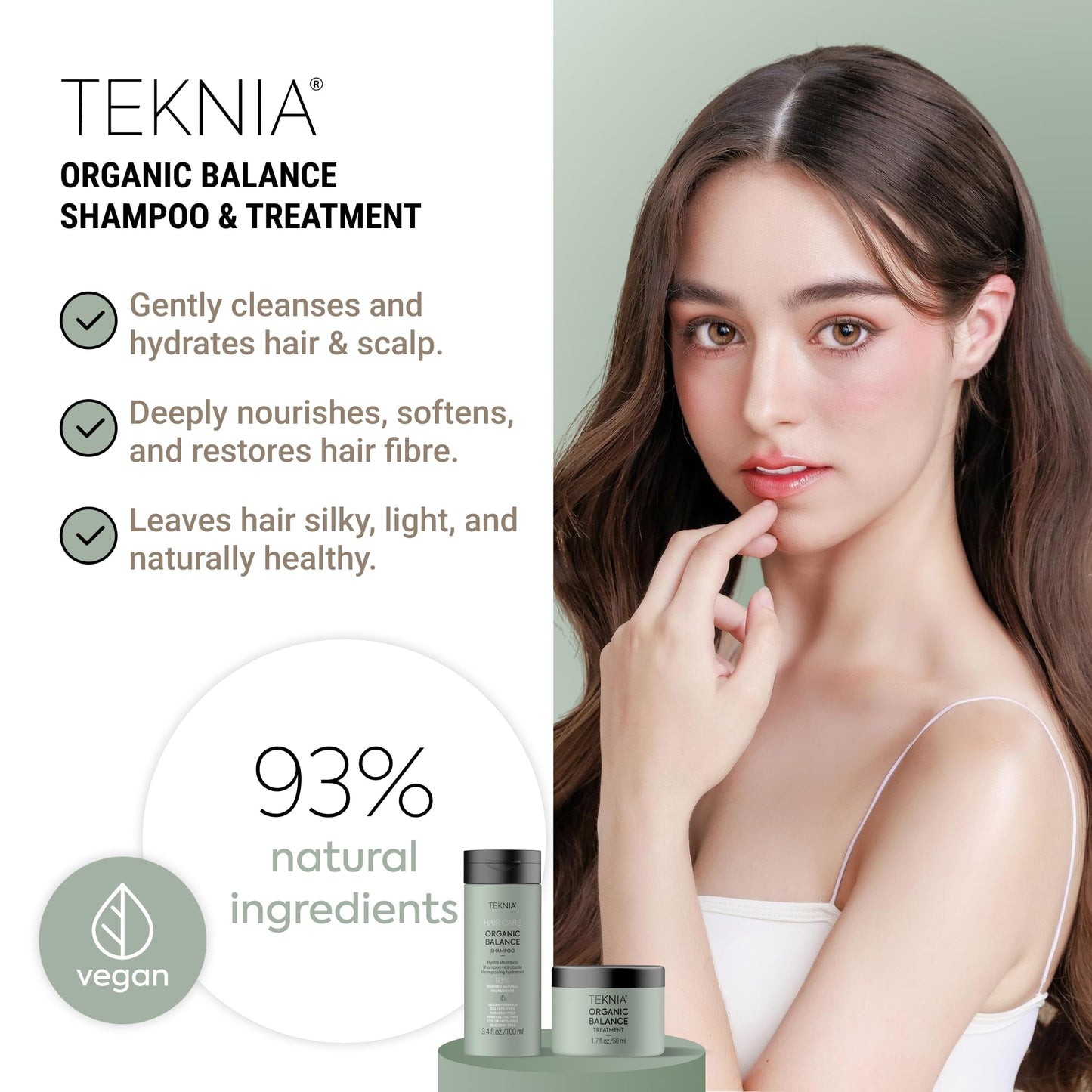 Lakme Teknia Organic Balance Travel Pack 50+100ml