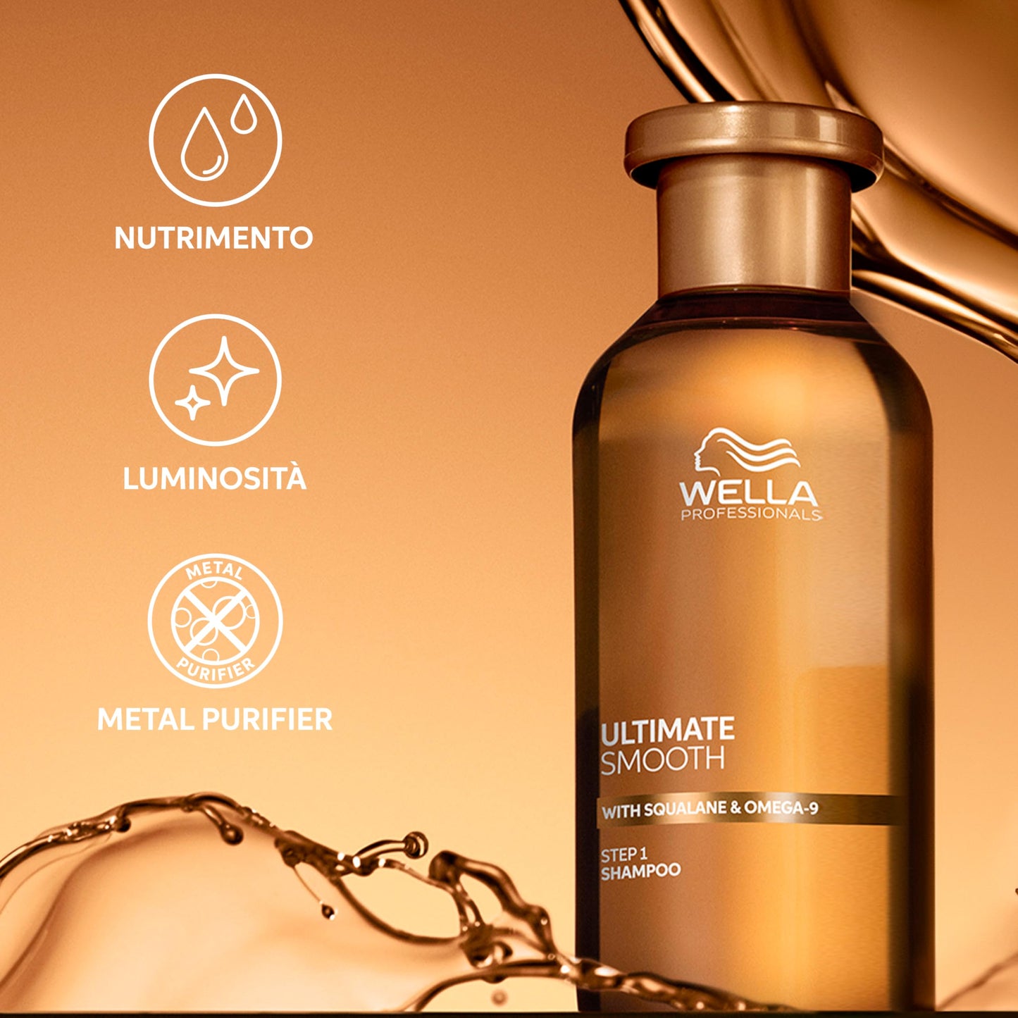 Wella ULTIMATE Smooth Shampoo 250ml