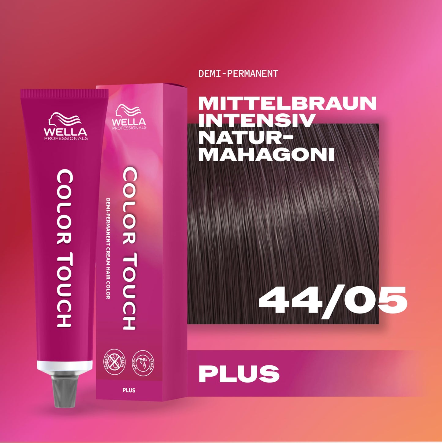 Wella Farba Color Touch Plus 60ml 44/05
