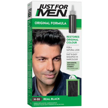 Just For Men Natural Real Black H55