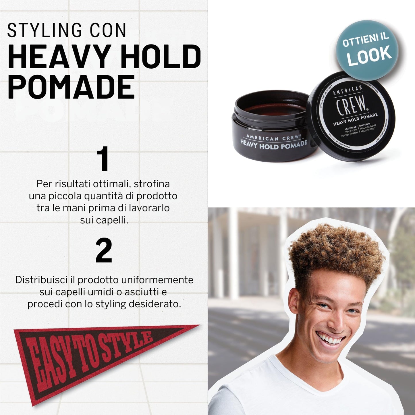 American Crew Heavy Hold Pomade 85g