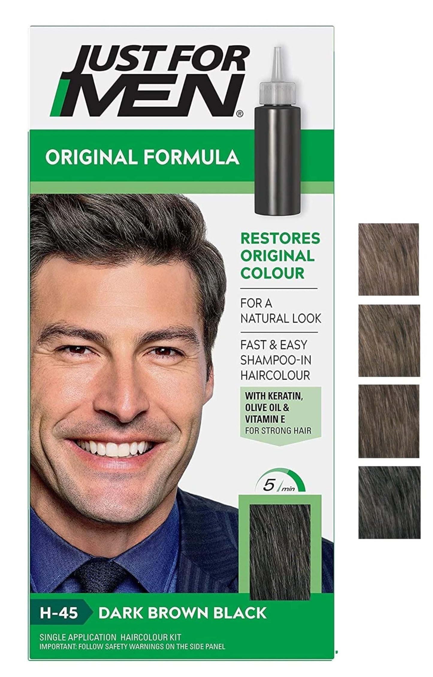Just For Men Dark Brown Black H45
