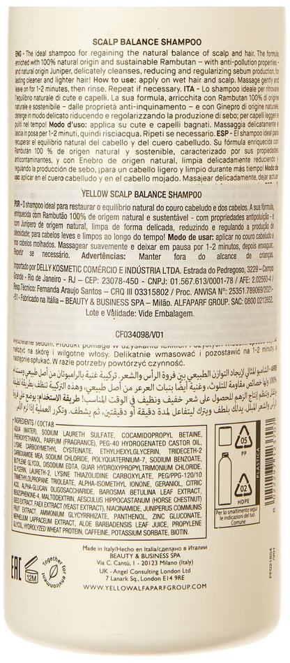 Alfaparf YELLOW Scalp Balance Szampon 500ml