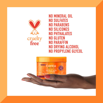 Cantu Shea Butter Define&Shine Custard Cream 340g