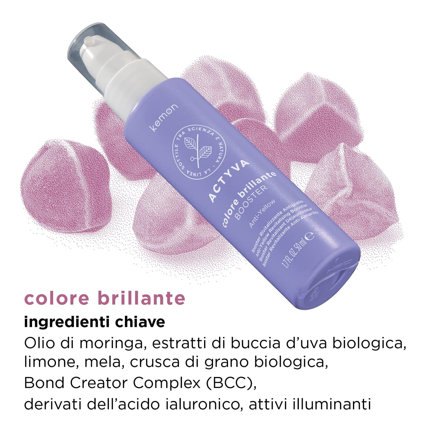 Kemon Actyva Colore Brill Anti-Yellow Booster 50ml