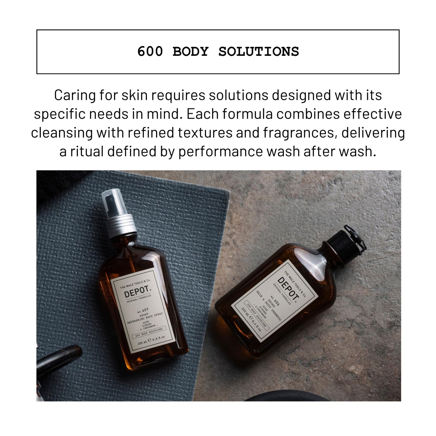 Depot NO. 607 Sport Refreshing Body Spray 200ml