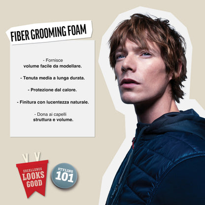 American Crew Fiber Grooming Foam 200ml