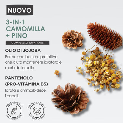American Crew 3 in 1 Chamomile + Pine Gel 450ml