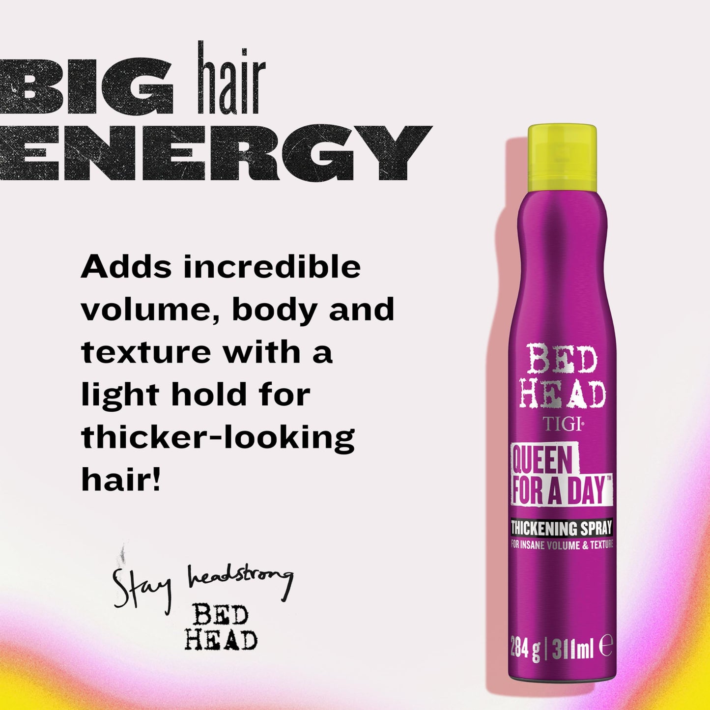 TIGI BH Queen For a Day Thickening Spray 311ml
