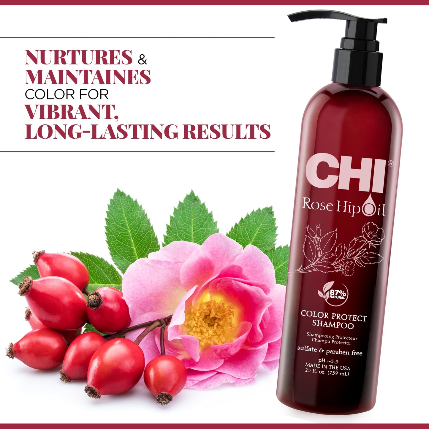CHI Rose Hip Oil Protecting Shampoo 739ml